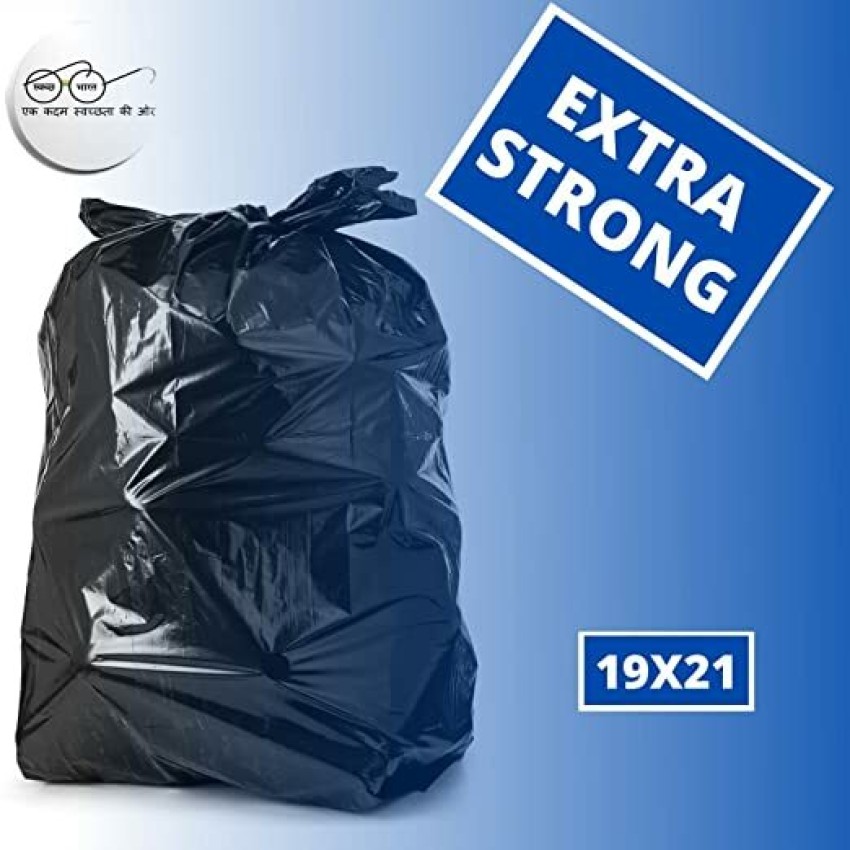 Biodegradable Garbage Bags 19 X 21 Inches (Medium) 120 Bags (4 rolls)  Dustbin