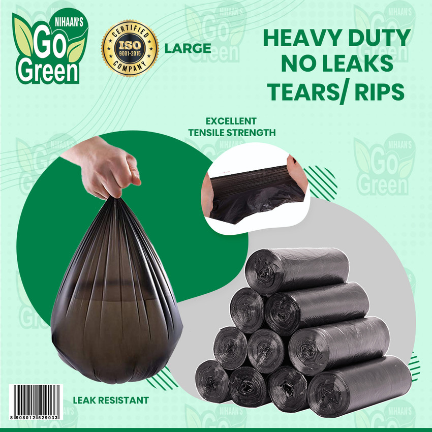 Large green sale bin bags