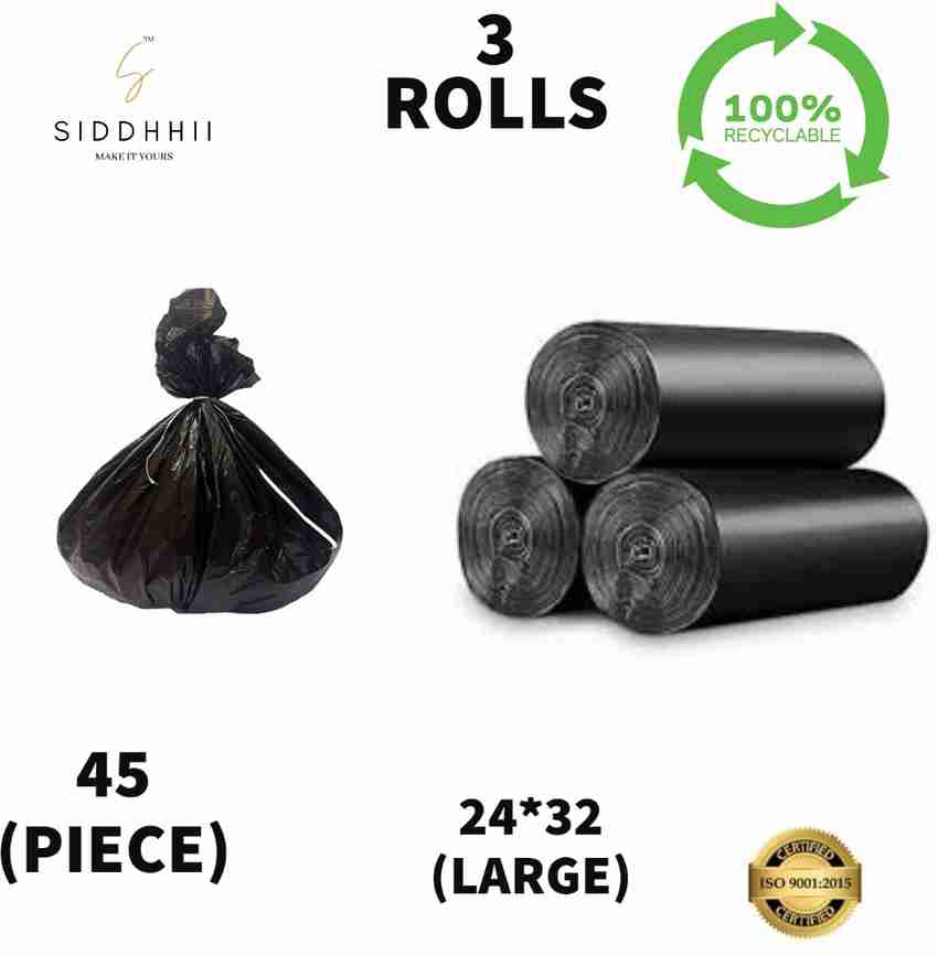 Garbage bag roll outlet