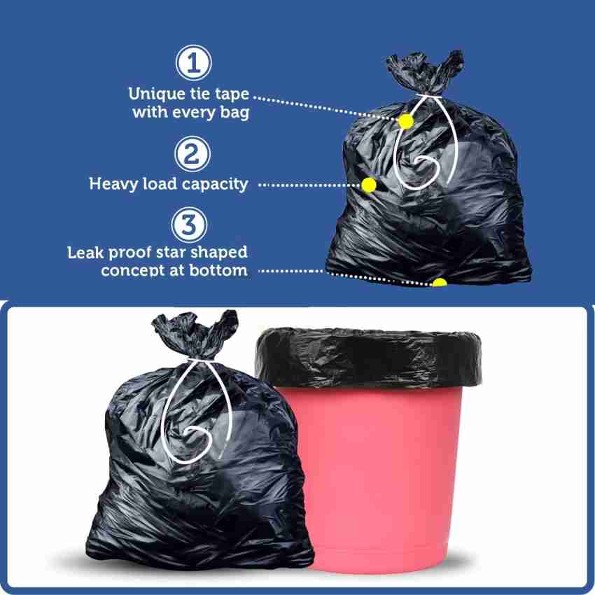 Biodegradable Garbage Bags 17 X 19 Inches Small 120 Bags 4 Rolls Dustbin Bag