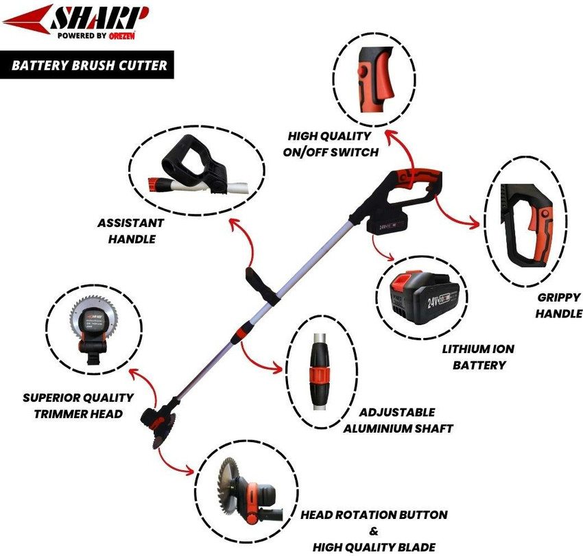 Battery powered 2025 brushcutter