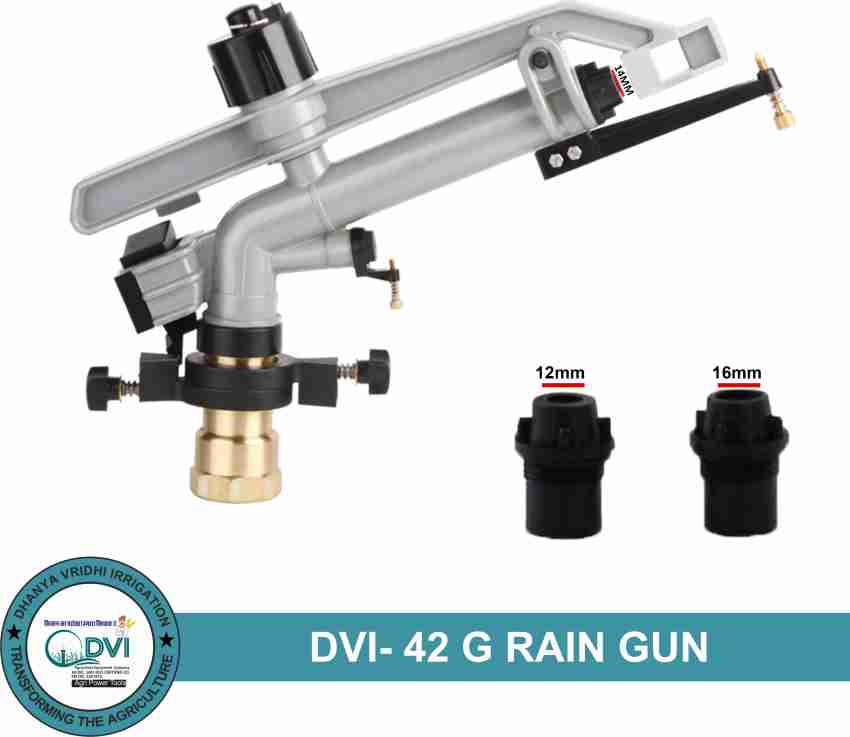 DVI 42G Metal Raingun Complete Set With 4FT Pipe Rubber Washer