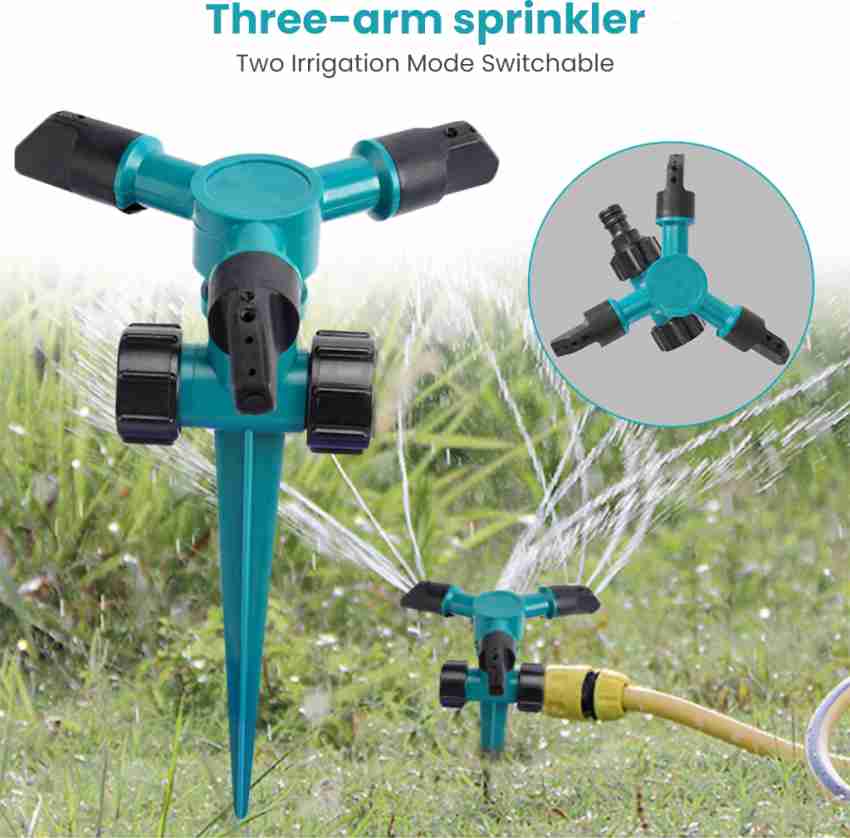 Garden Sprinkler, Automatic Lawn Sprinkler 360 Degree Rotating 3
