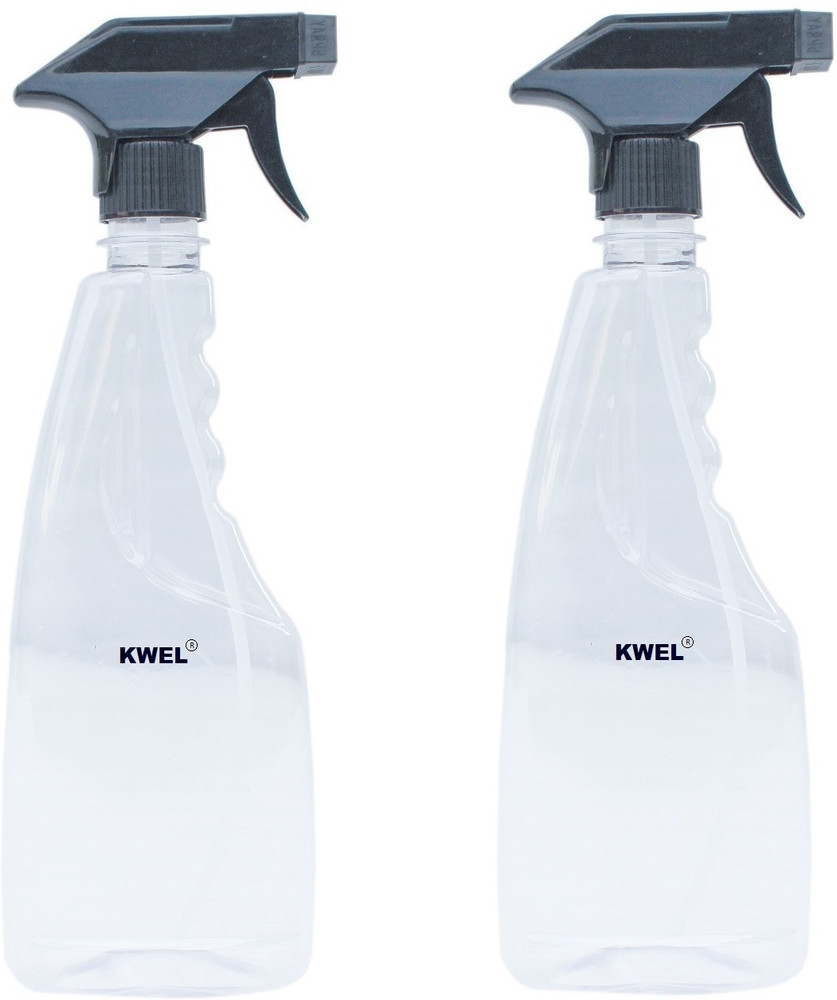 KWEL 500ml Flat Spray Bottle for Liquid Sprayer Transparent
