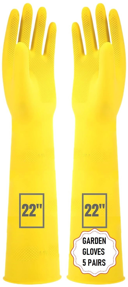 Extra long sale plastic gloves