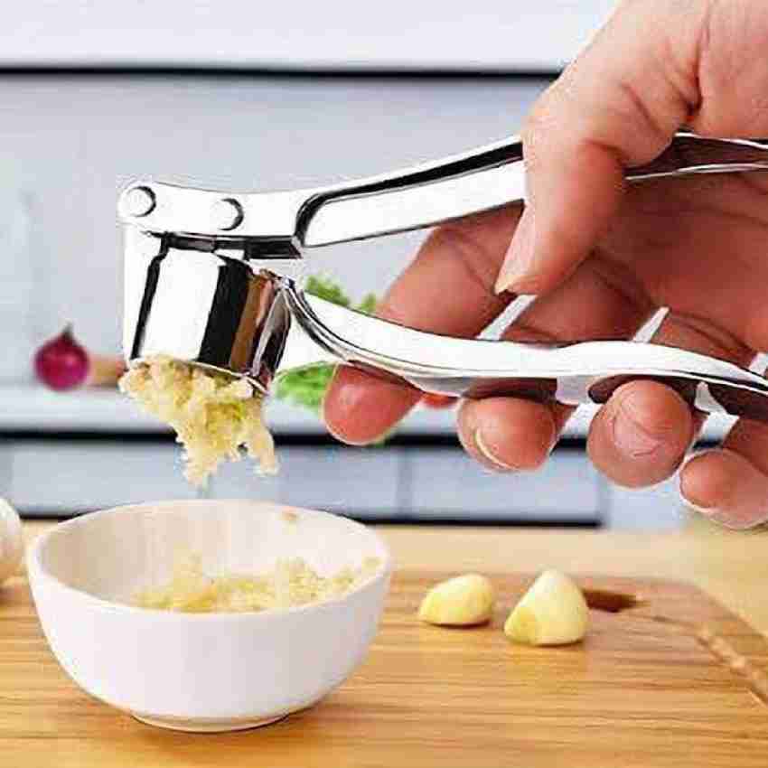 Pressed Garlic Chopper, Stainless Steel 304 Garlic Masher, Minced Garlic  Garlic Crusher,manual Hand Garlic Grinder Cutter For Mincing Garlic, Slicing