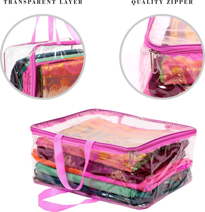 1pc Clothes & Blanket Storage Bag, Foldable, With Lid & Handles