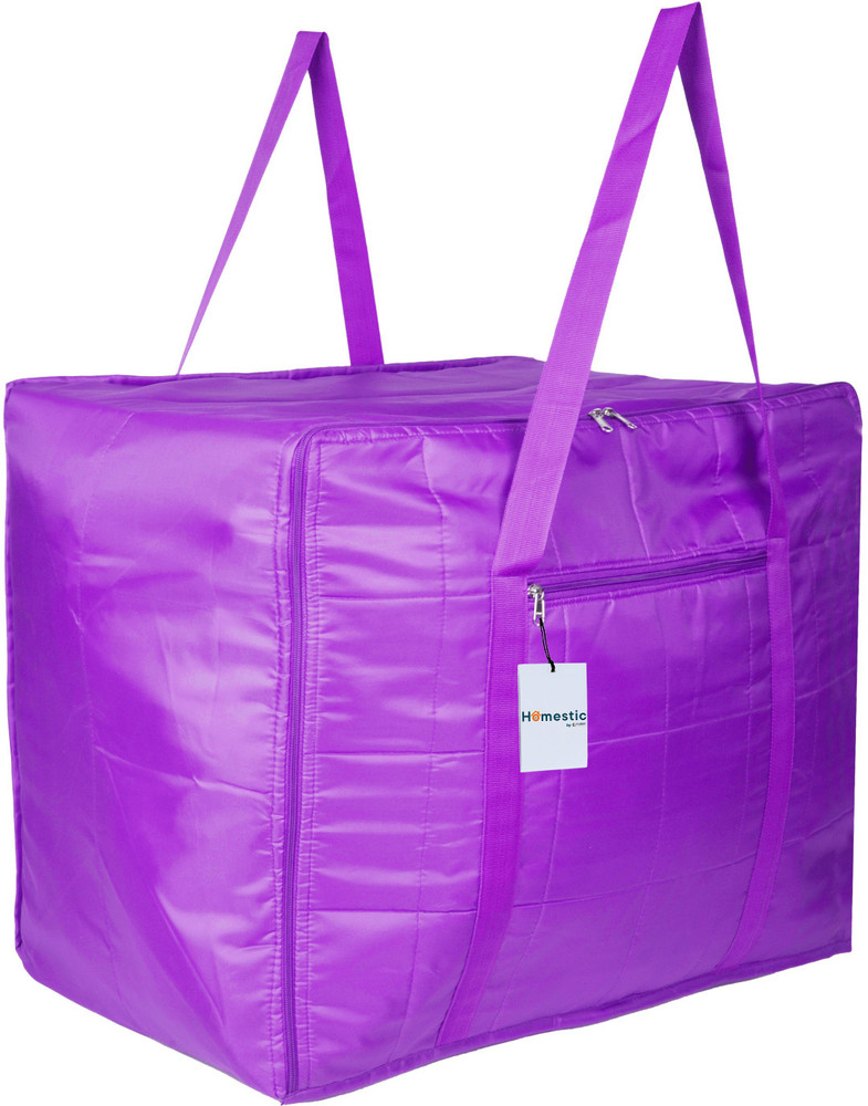 HOMESTIC Attachi Bag Storage Attachi Bag for Clothes Storage Bag with Handle Large Purple 75HT13675 Price in India Buy HOMESTIC Attachi Bag Storage Attachi Bag for Clothes Storage Bag with Handle Larg...