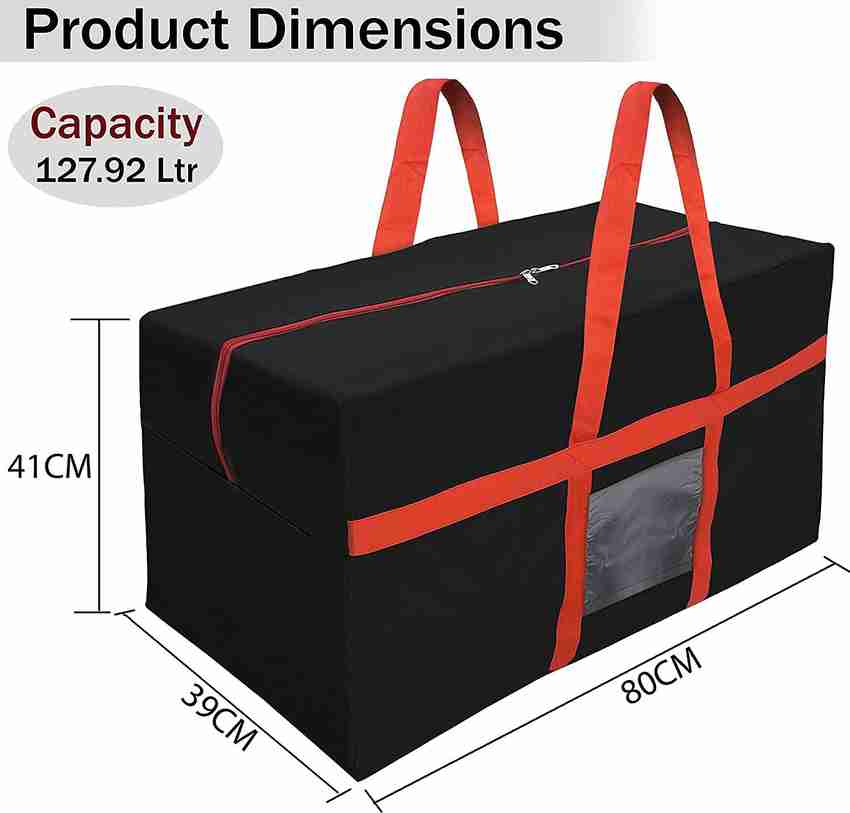 STORITE Transparent Pocket Storage Bag Multi Purpose 128 L Large