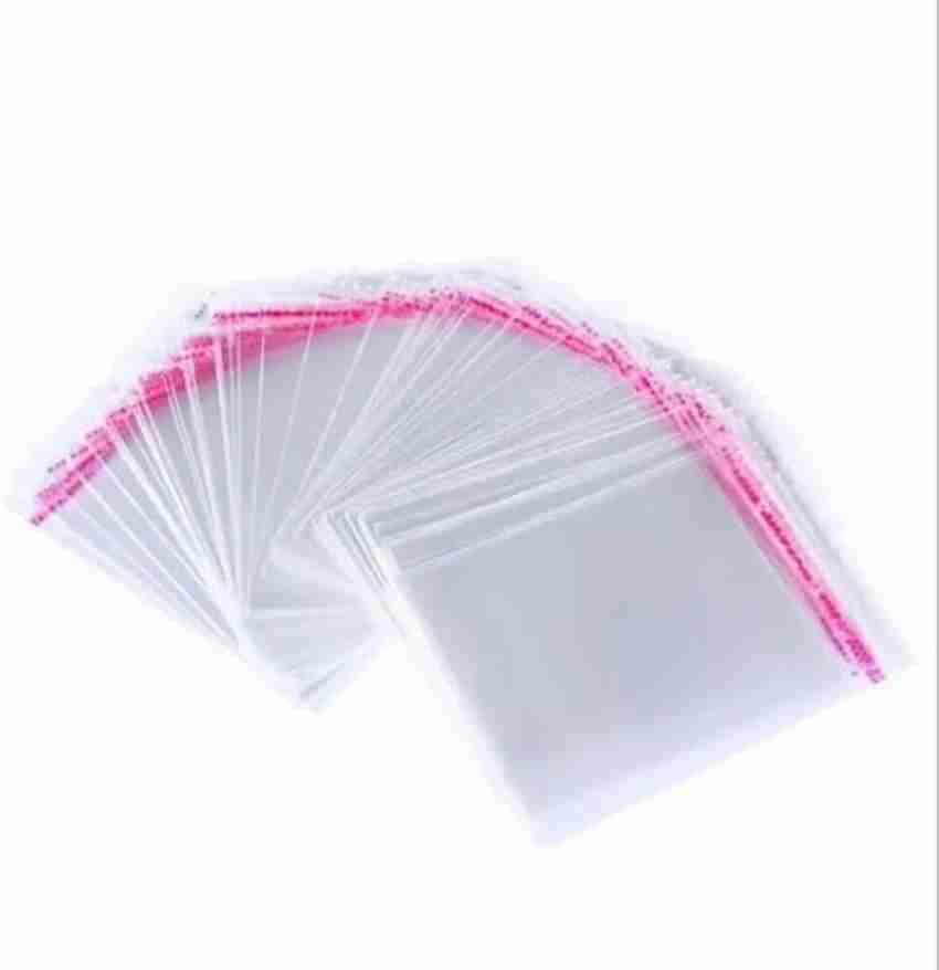 10X14 Inches: Transparent Plastic Packing Bags Adhesive Plastic Poly Bag