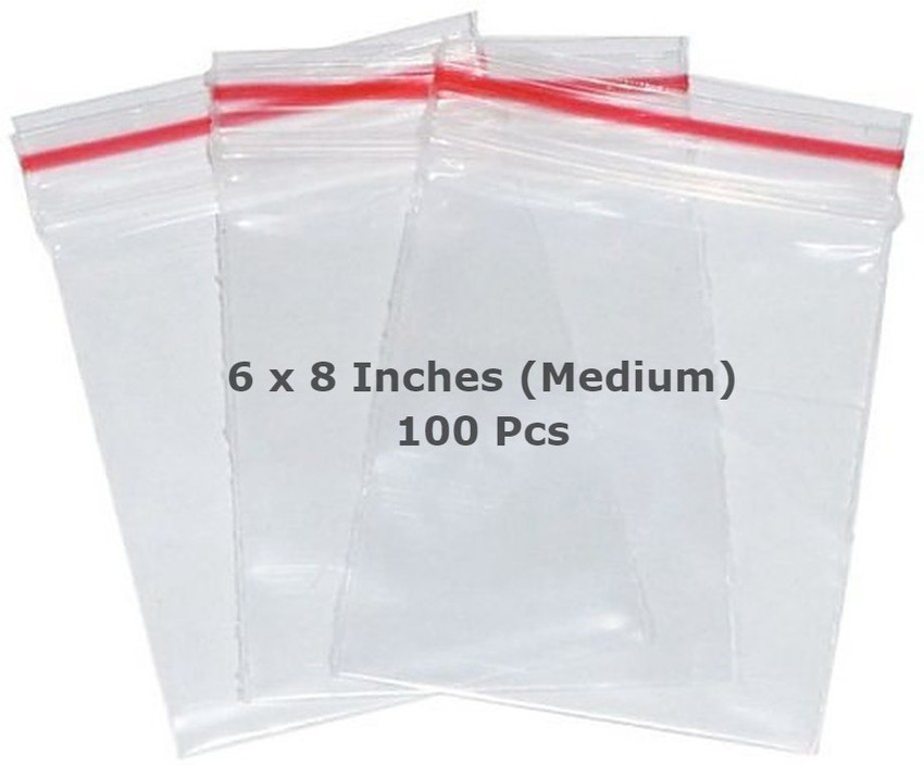 Supercom Zip lock pouch bag 6 x 8 Inch 15 x 20 cm 100 pcs