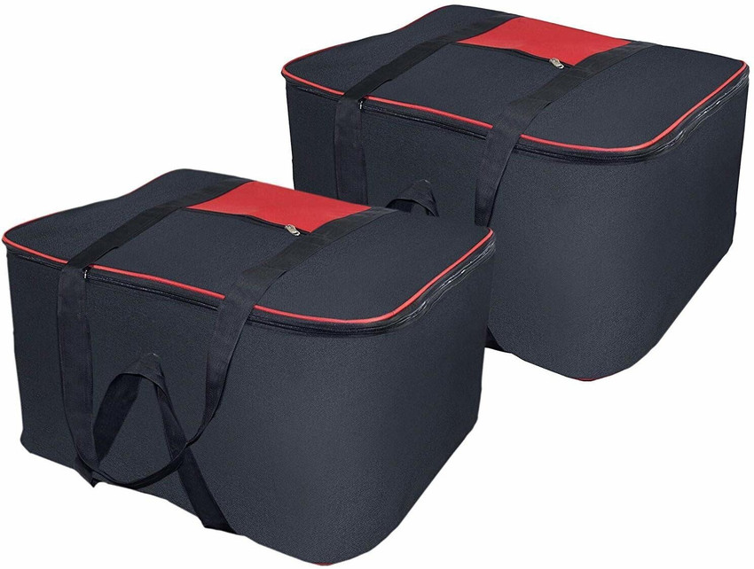 VIDHI NEW Moistureproof Foldable Garment Cover Storage Bags Pack of 2 for Blanket Sarees Toys Clothes with Zippered Closure and Handle garmentcover2 Price in India Buy VIDHI NEW Moistureproof Foldable...