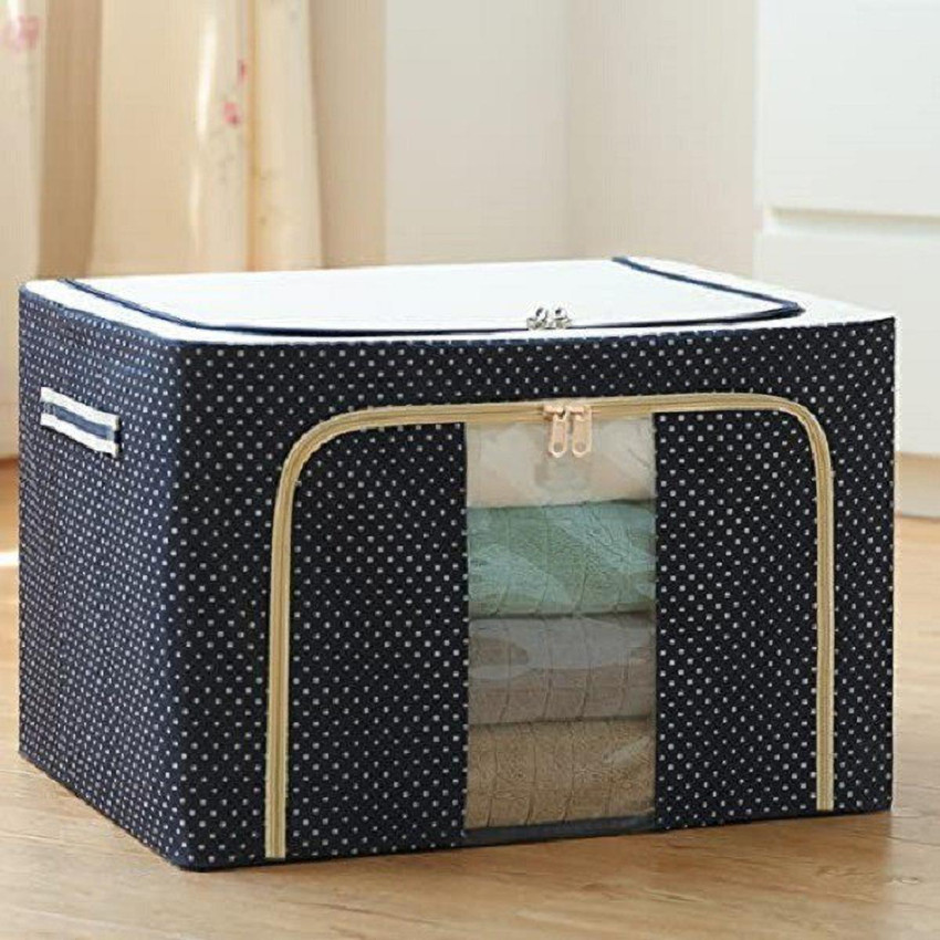 Kivya Clothes Organizer Storage Box for Wardrobe Closet organizer Multicolor Pack of 1 Blanket Covers for almirah organiser Storage Bag for clothes Price in India Buy Kivya Clothes Organizer Storage B...