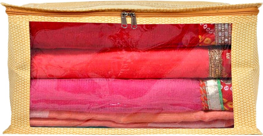 Kuber Industries Non-Woven Single Saree Covers With Transparent Window –  GlobalBees Shop