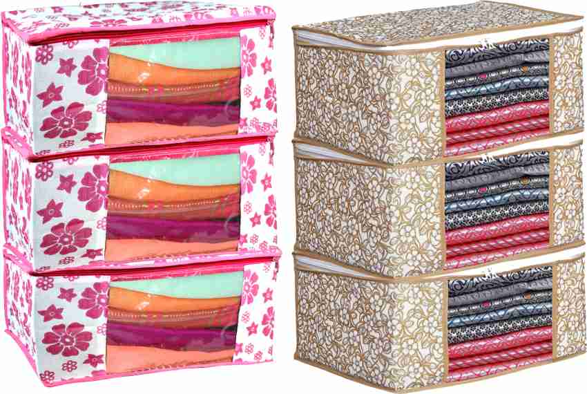 CHAMPARAN saree cover Non Woven Fabric Saree Cover Clothes