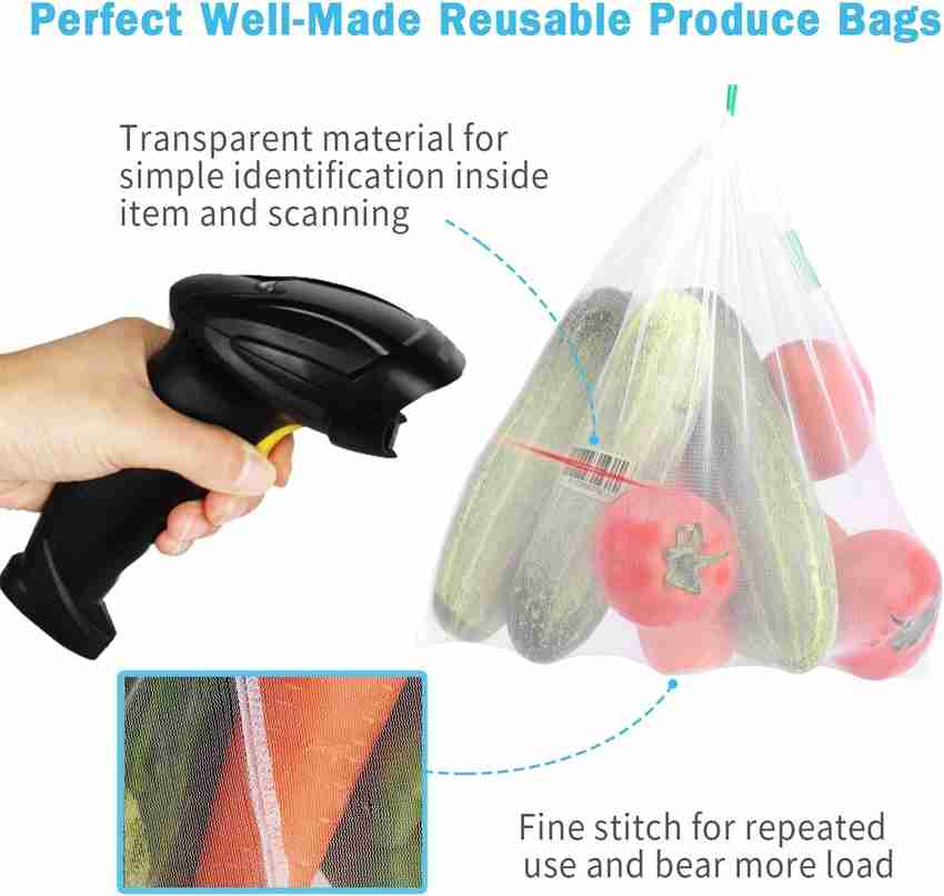 SARFII Vegetable Bag for Refrigerator Fruit Net Bag for Fridge