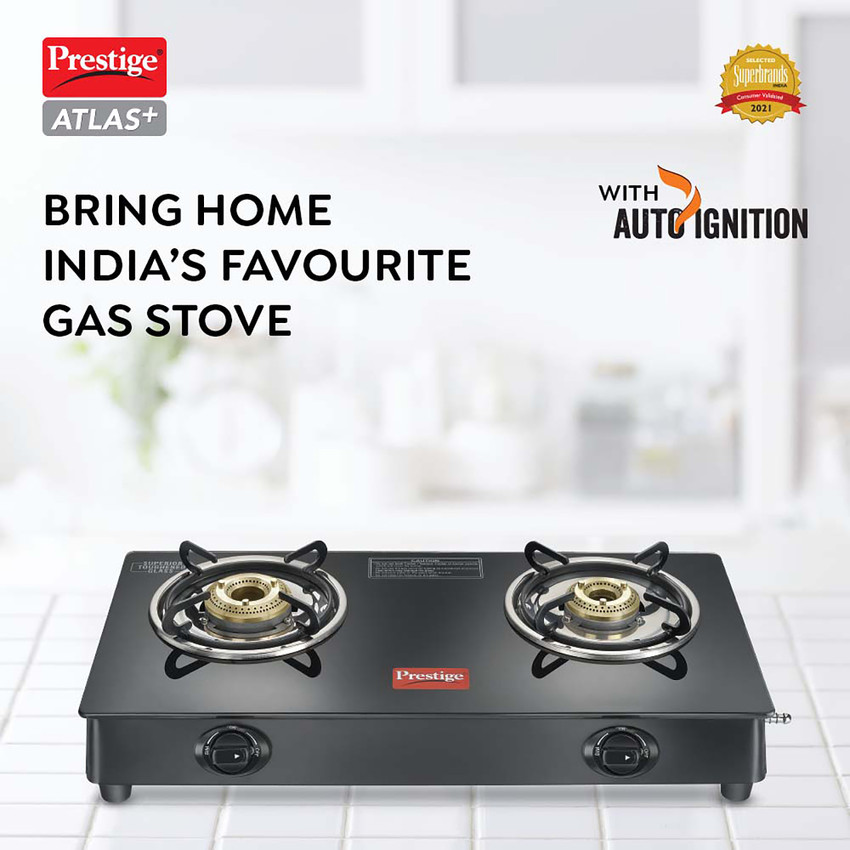 Prestige Atlas Plus High Effient Brass burner Toughened Glass Automatic Gas Stove Price in India Buy Prestige Atlas Plus High Effient Brass burner Toughened Glass Automatic Gas Stove online