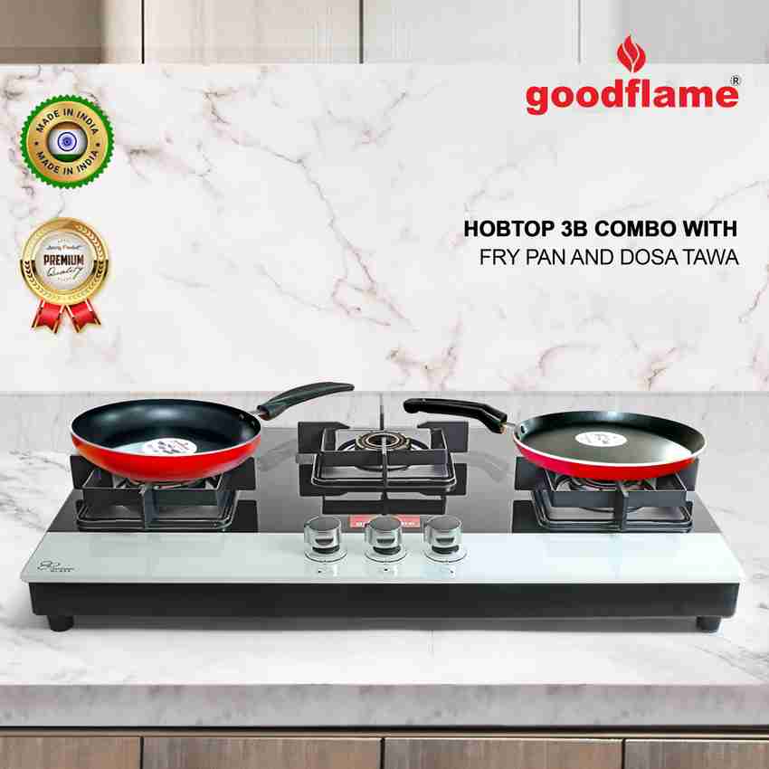 Hob gas stove 3 burner sales