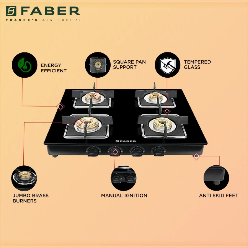 Faber hob deals top gas stove