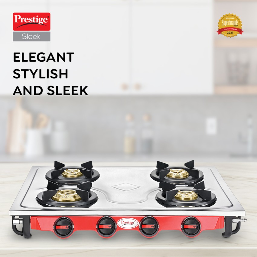 prestige gas stove 2 burner flipkart