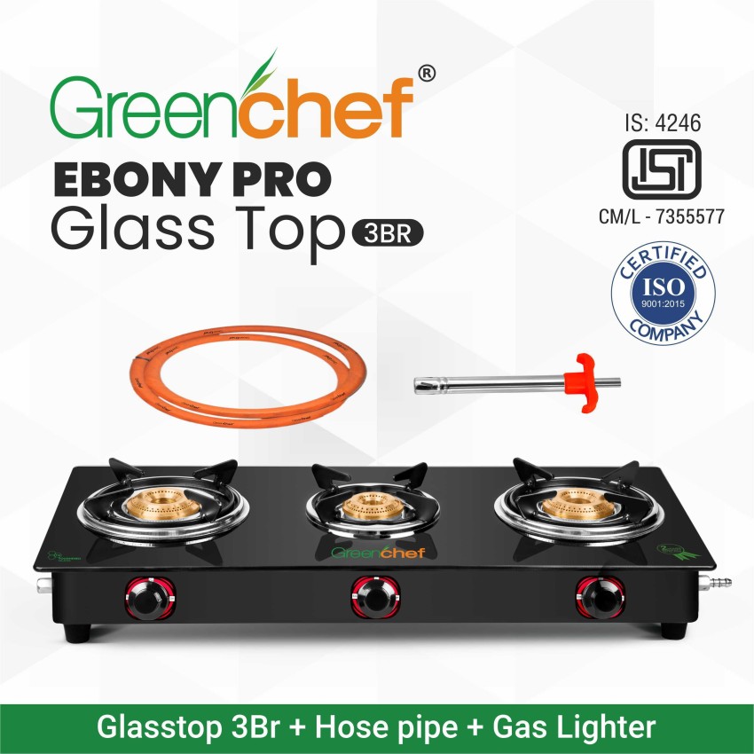 Green chef 3 burner hotsell gas stove