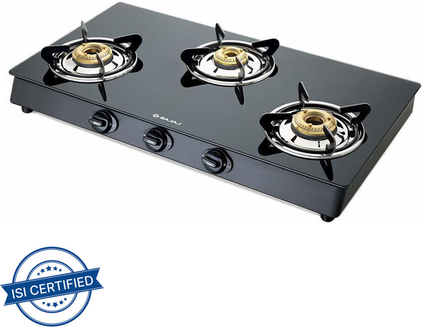 Bajaj gas stove 3 burner price deals