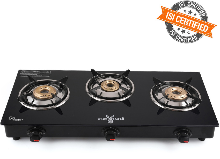 Auto ignition gas stove 3 burner discount