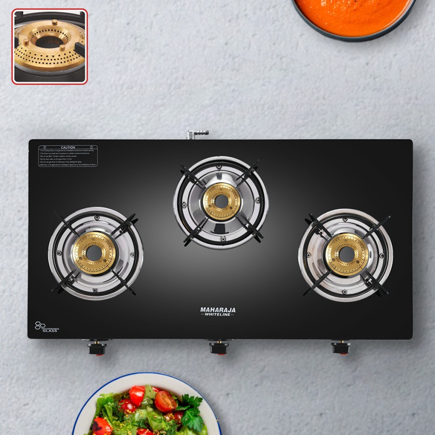 Maharaja gas stove on sale 3 burner