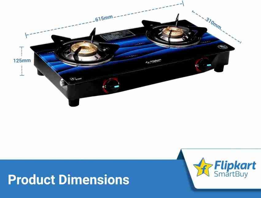 prestige gas stove 2 burner flipkart