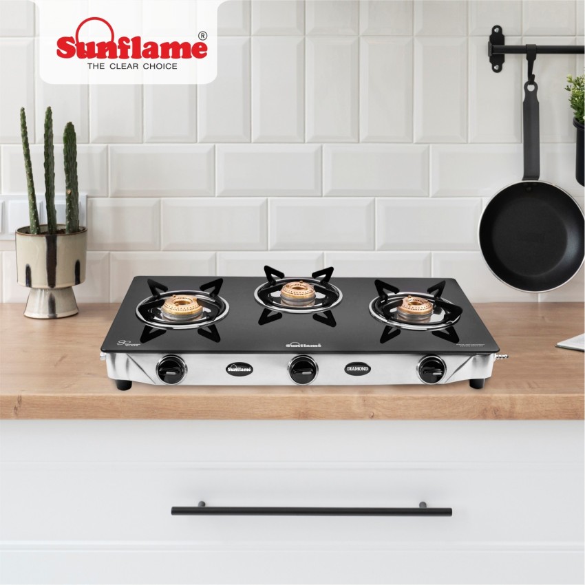 sunflame 5 burner gas stove