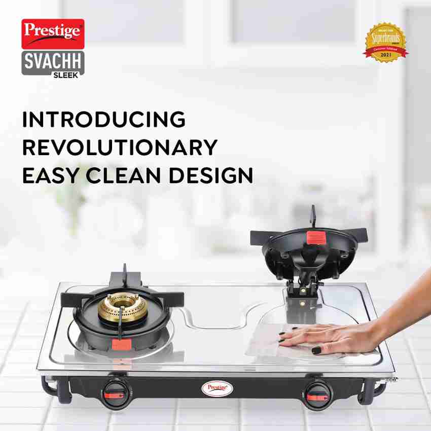 pigeon sleek 2 burner gas stove