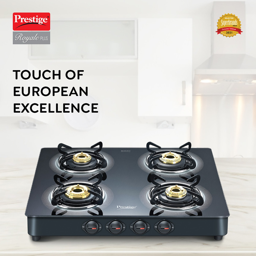 Prestige Royale Plus Glass Manual Gas Stove Price in India Buy