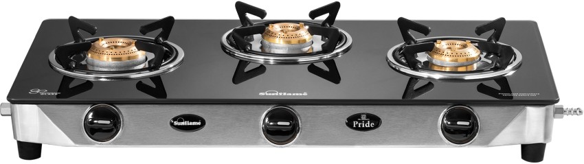 Sunflame gas stove 3 store burner price