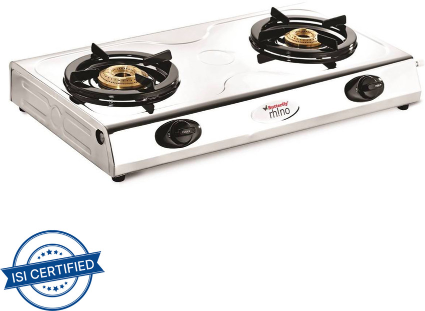 Butterfly Rhino Stainless Steel Manual Gas Stove Price in India - Buy  Butterfly Rhino Stainless Steel Manual Gas Stove online at Flipkart.com