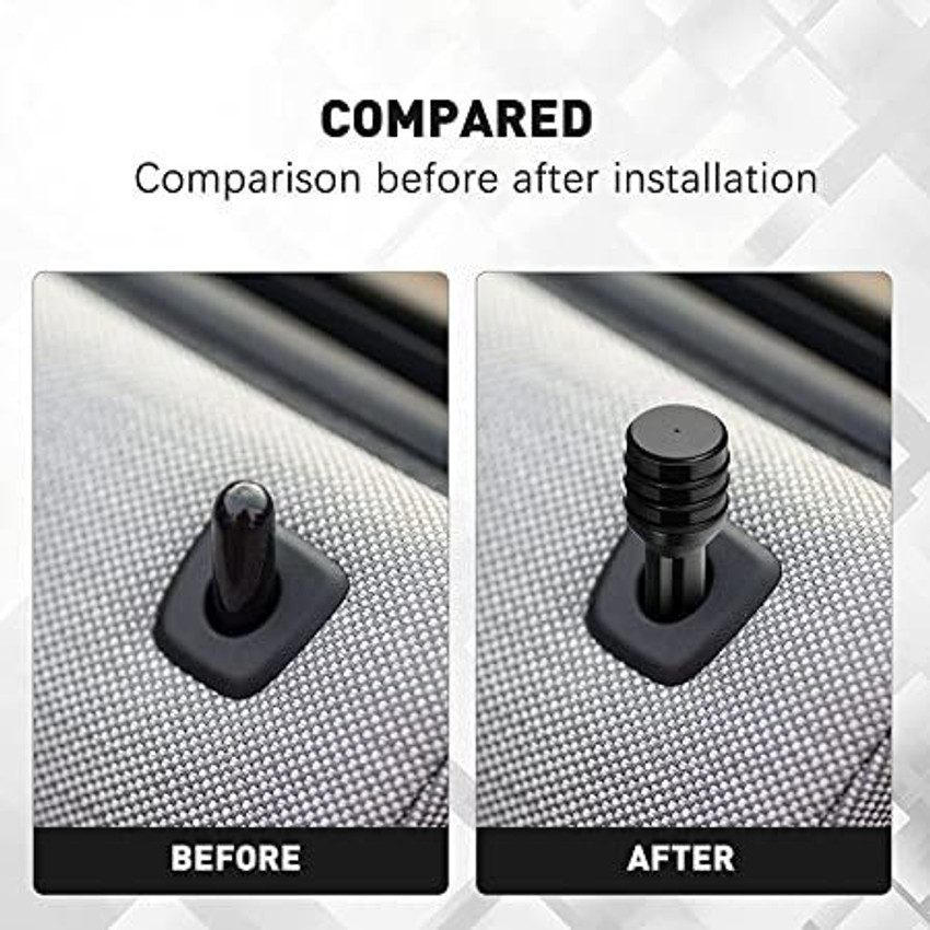 Lock knobs for clearance cars