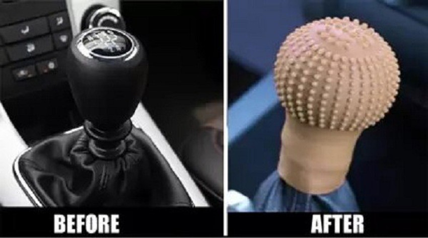 Manual shift outlet knob cover