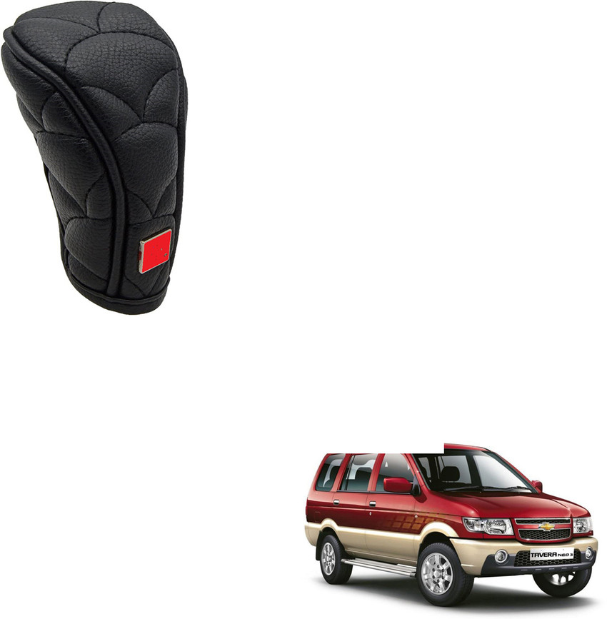 SEMAPHORE Anti Skid Gear Shift Knob Cover Black For Tavera Gear