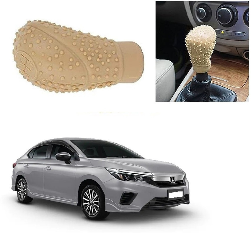 AutooNation Best Car Gear Shift Knob Cover 1Pcs Beige Color For