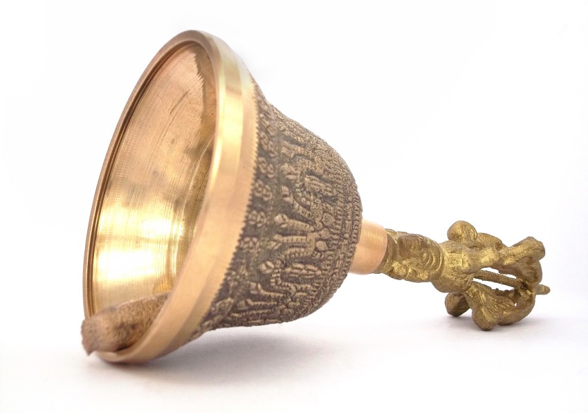Uv Creation 5 Inch Tibetan Buddhist Bell for Meditation Brass Dorje Bell  Price in India - Buy Uv Creation 5 Inch Tibetan Buddhist Bell for Meditation  Brass Dorje Bell online at