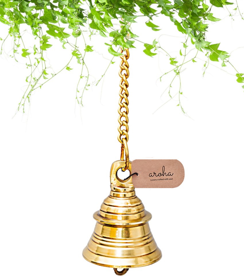 Buy ExclusiveLane Elegant Peacock Hand-Etched Gold Brass Hanging