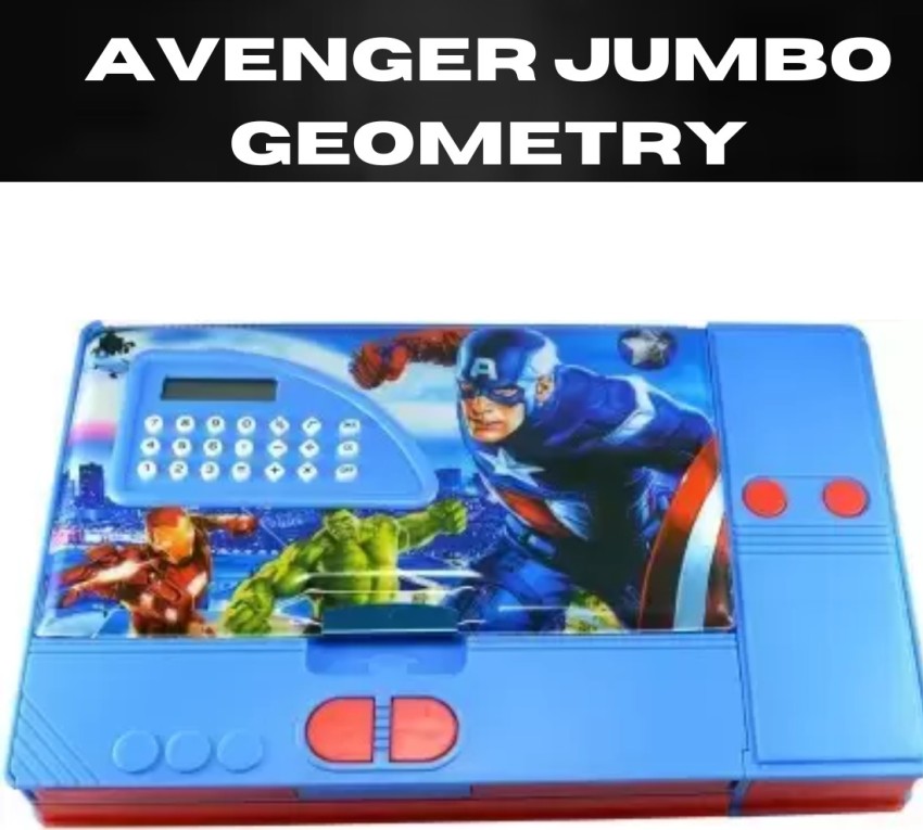 Buy Topgifties Multipurpose Pencil Box with Calculator, Jumbo Pencil box  with calculator stylish avenger print pencil box for kids, boys  (Multicolour) Online at Best Prices in India - JioMart.