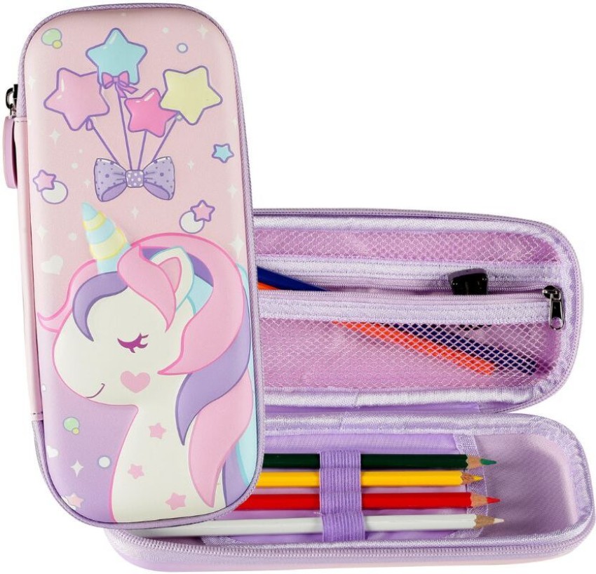 Zentric Pencil Pouch Unicorn Pencil Case For Girls