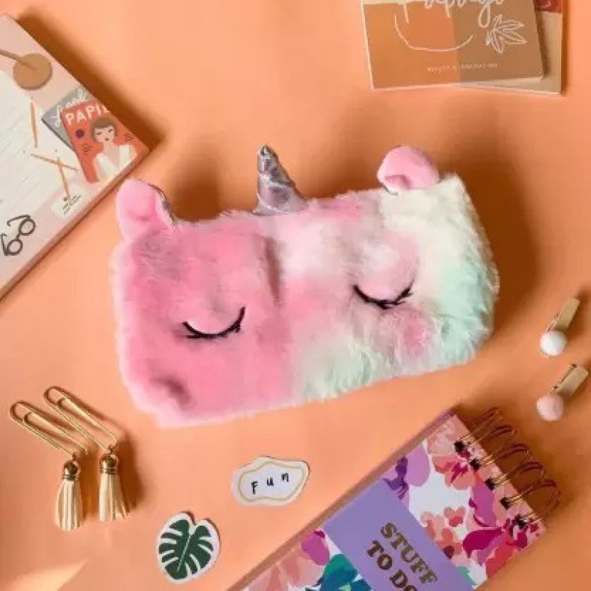 Pencil Cases for Girls Kawaii Stationery Pencil Bags Plush Pillow