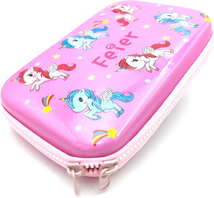 Buy DIGIDEAL Big Size Unicorn Pencil Case with Compartments