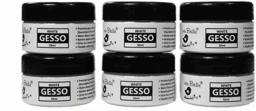 LITTLE BIRDIE Share Pack Gesso White 6pc X 50ml Each White Gesso for Oil  Painting Price in India - Buy LITTLE BIRDIE Share Pack Gesso White 6pc X  50ml Each White Gesso
