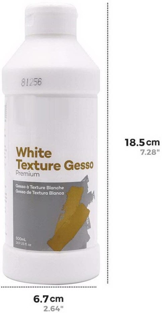 LITTLE BIRDIE ACRYLIC GESSO White 225ml Bottle White Gesso for Oil