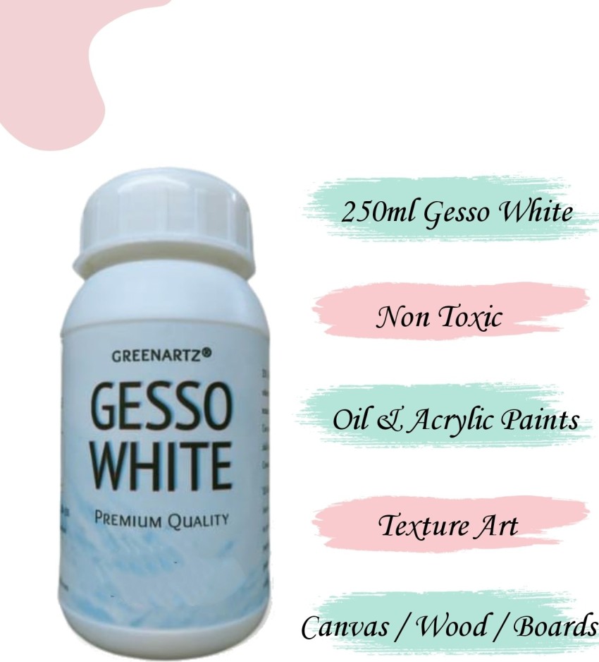 Epoxity Gesso White ready to use primer for canvas, board &  paper (Pack of 6) (120g x 6) 