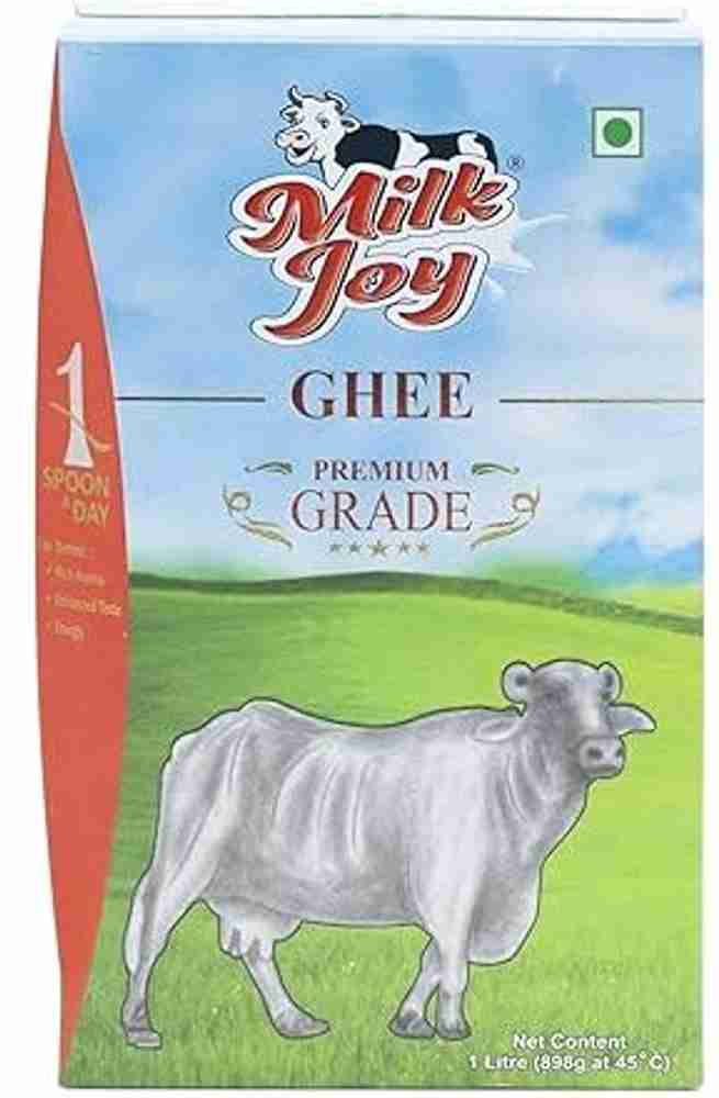 Milkjoy Lab Certified Premium Grade Desi Ghee 1 Litre | Pure 