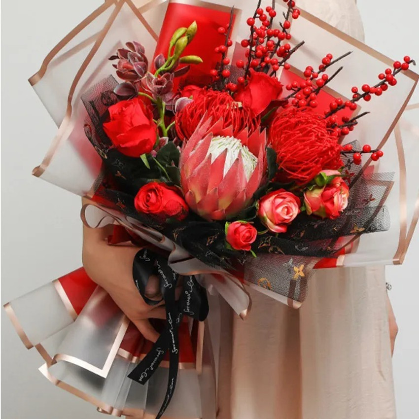 Flower bouquet 2025 gift wrapping