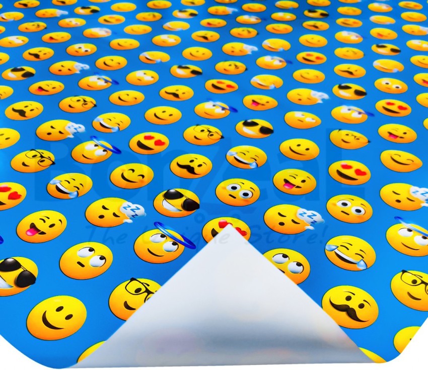 BONZEAL Cute Smiley Emoji Faces Paper Gift Pack of 10 Emoji Paper